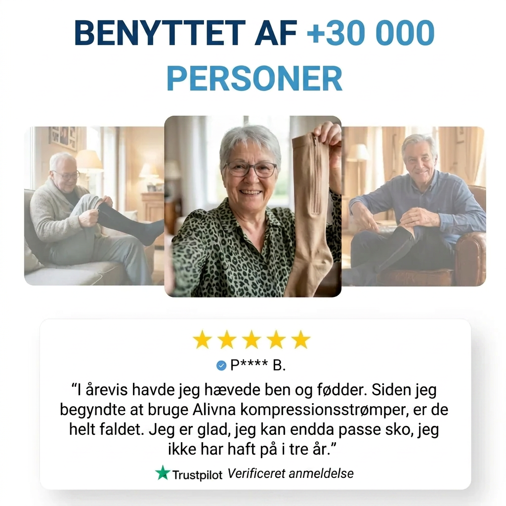 Alivna Kompressionsstrømper med lynlås